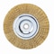 Norton Abrasives Norton Clipper 6 in. Coarse Crimped Wire Wheel Brush Brass 4500 rpm 1 pc 70184609161 - alternate 2